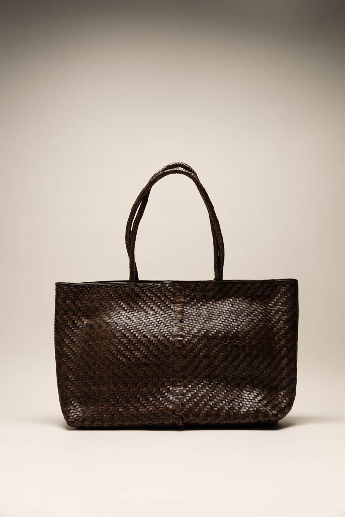 Donkerbruin Schoudertas