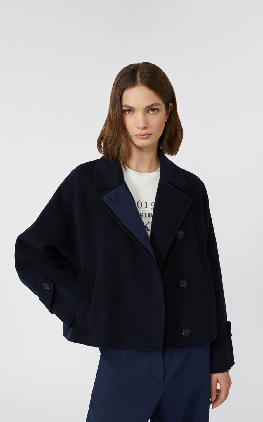 Donkerblauw Jas