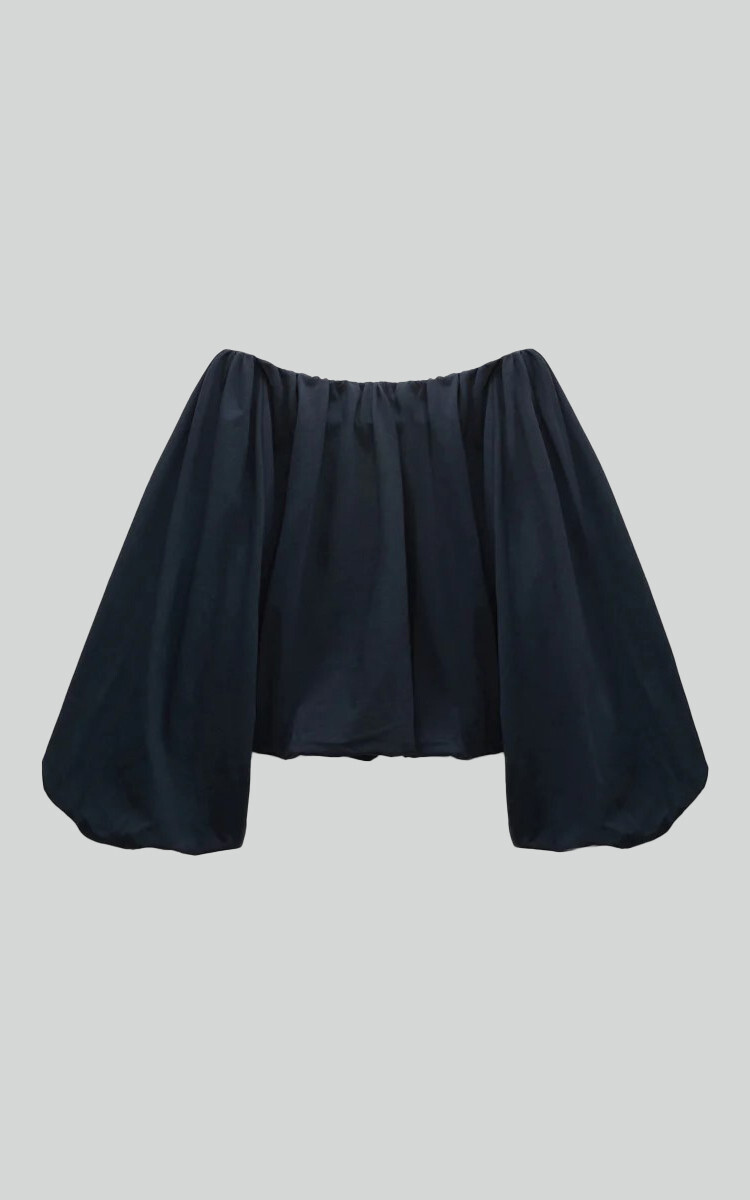 Marineblauw Blouse