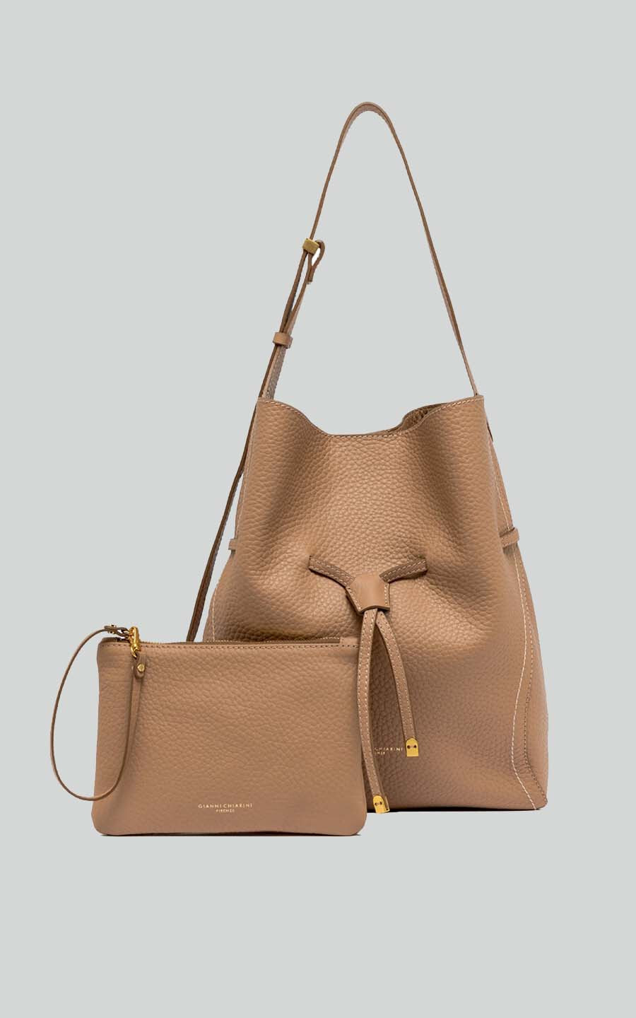 Taupe Schoudertas image