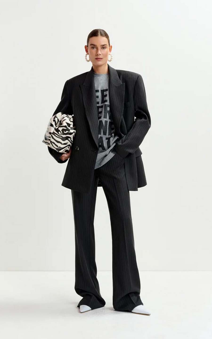 Grijs Blazer
