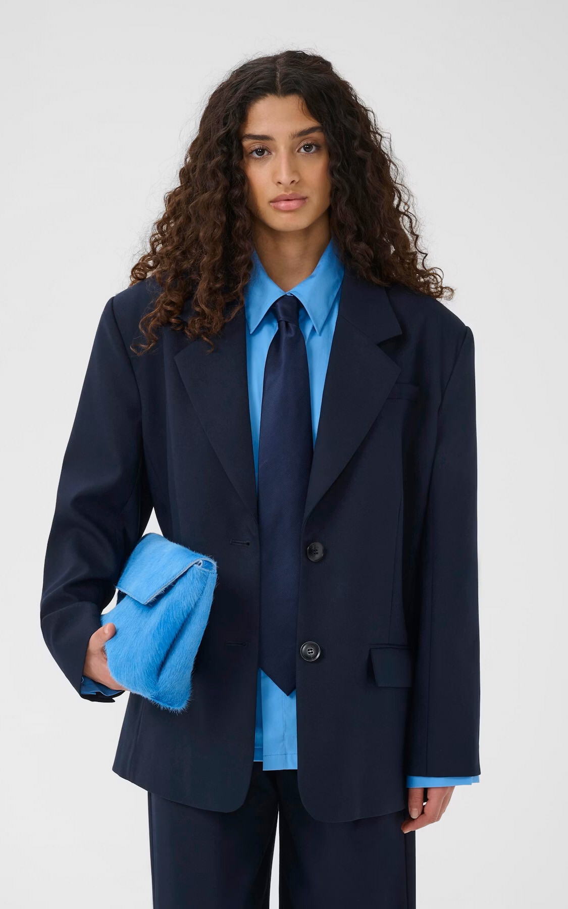 Marineblauw Blazer