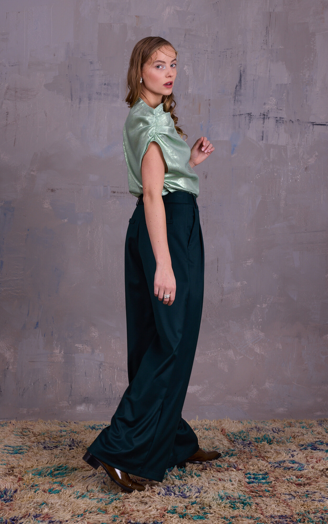 Lichtgroen Blouse