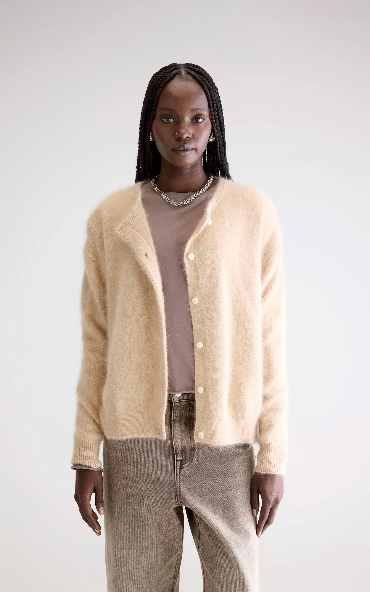 Beige Cardigan