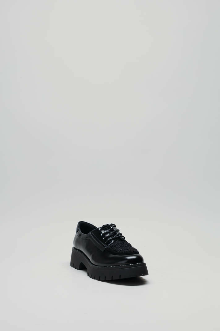 Zwart Veterschoen