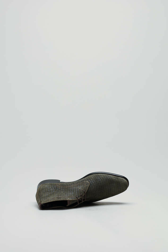 zoom in on Kaki Veterschoen hoog image Kaki Veterschoen hoog image