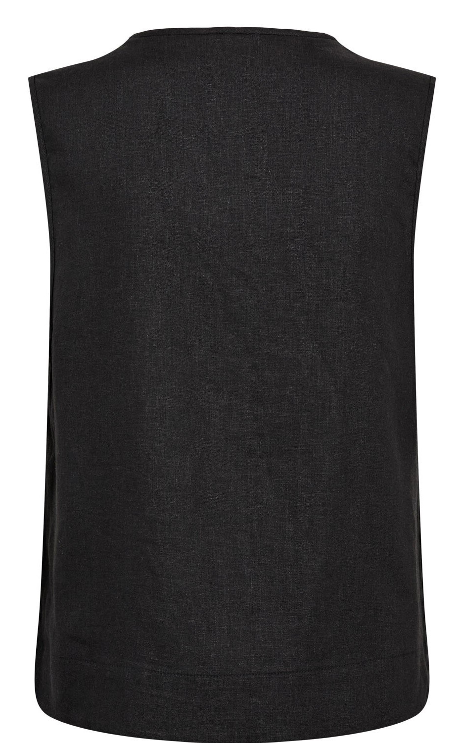 Zwart Vest mouwloos image