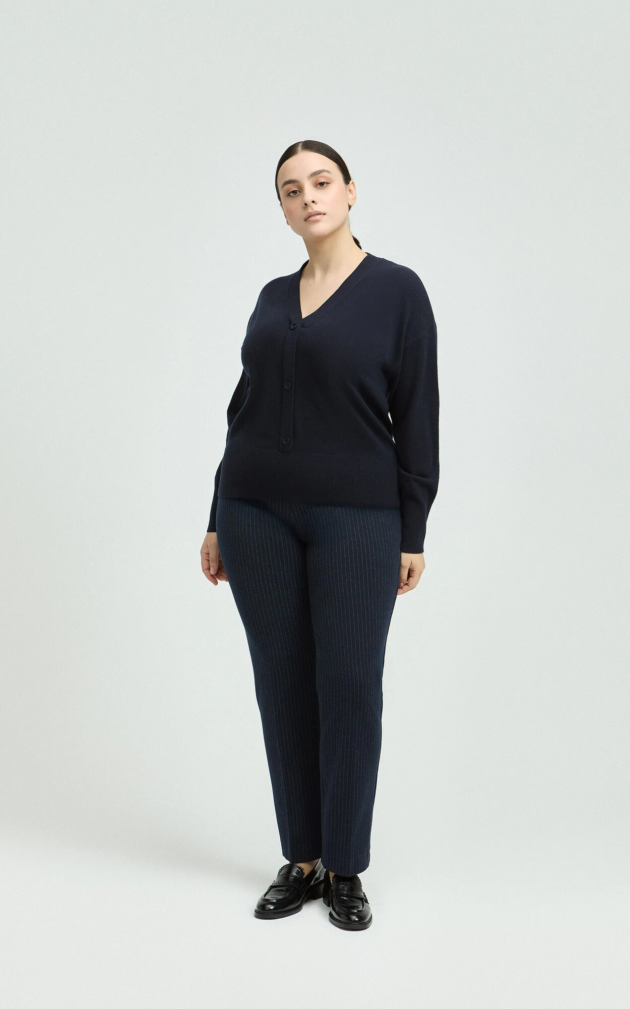 Blauw Cardigan