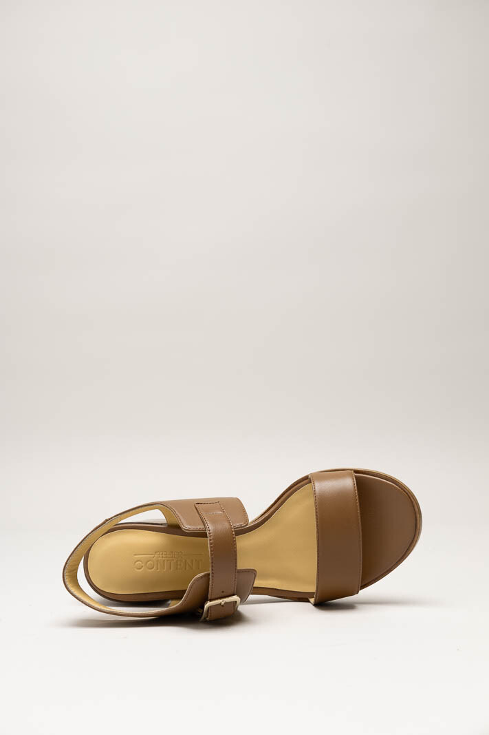 Bruin Sandaal hak image