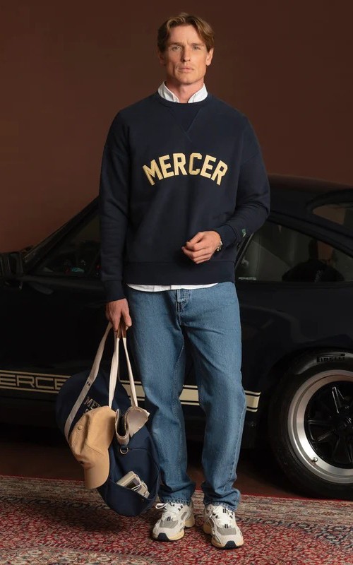 Marineblauw Sweater image