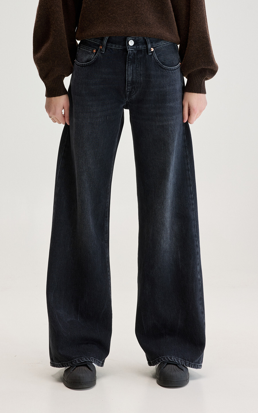 Donkergrijs Broek