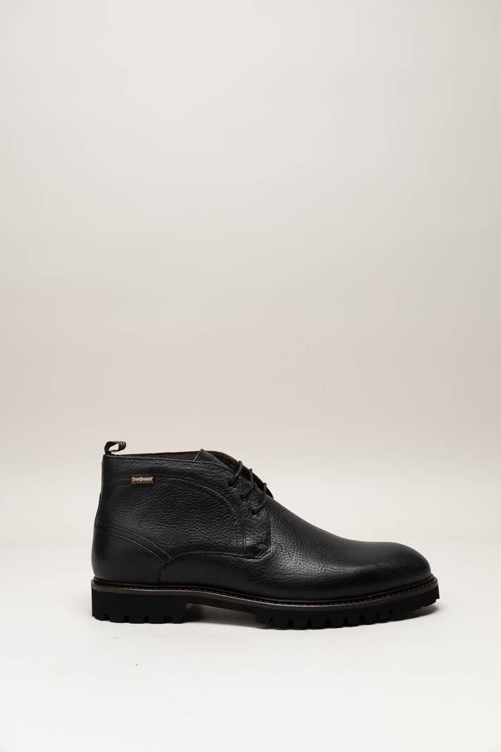 Zwart Veterschoen hoog