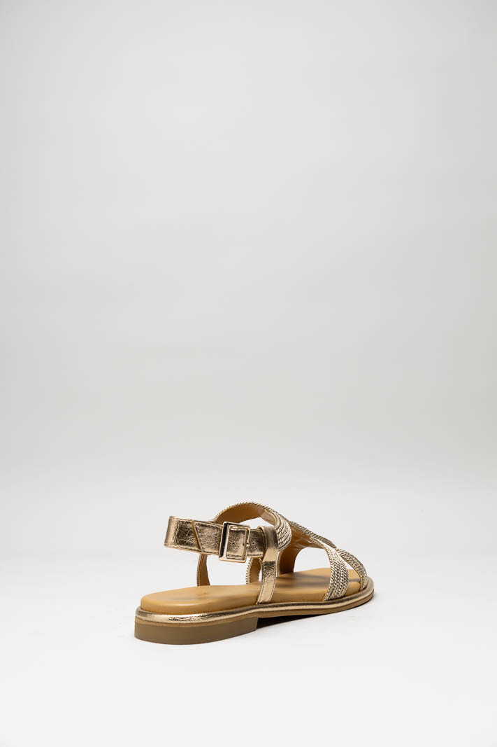 Brons Sandaal plat image