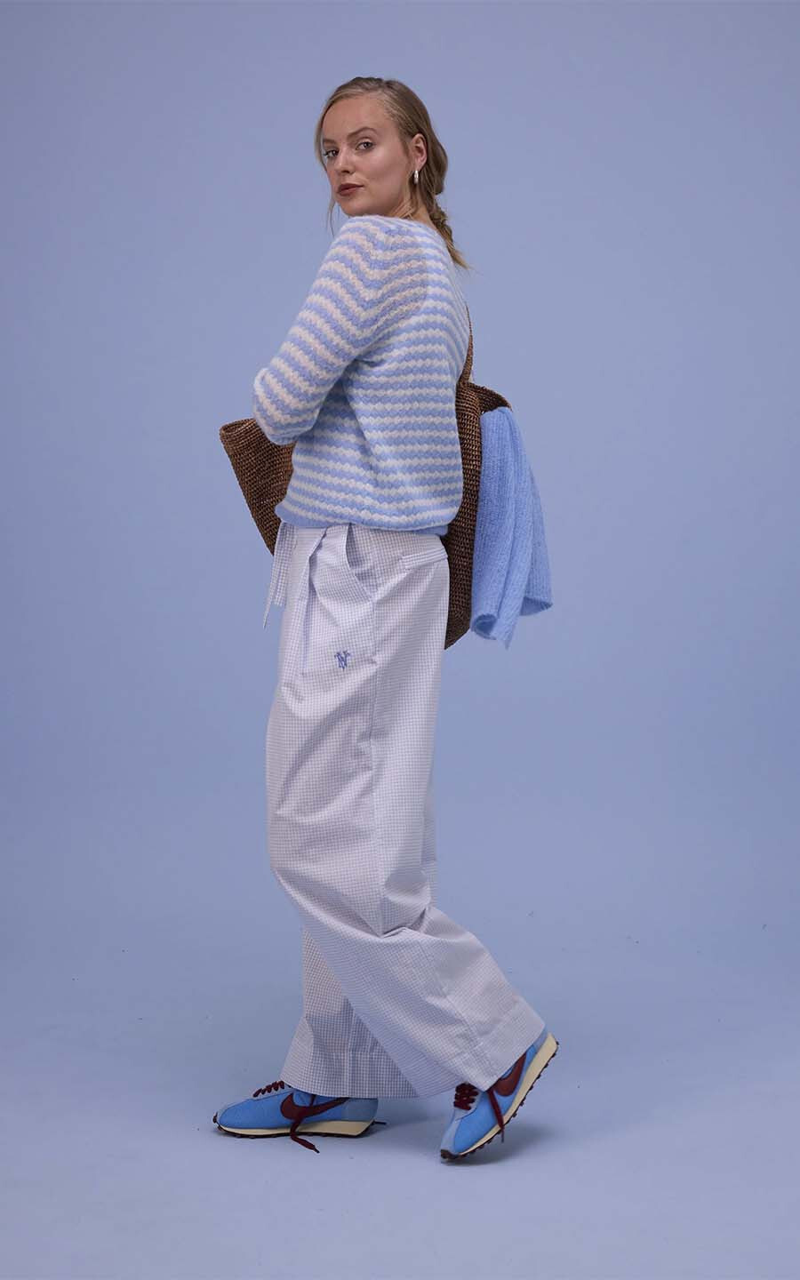 Lichtblauw Trui image