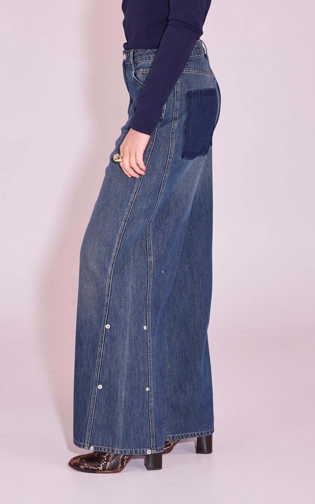 Blauw Jeansbroek image