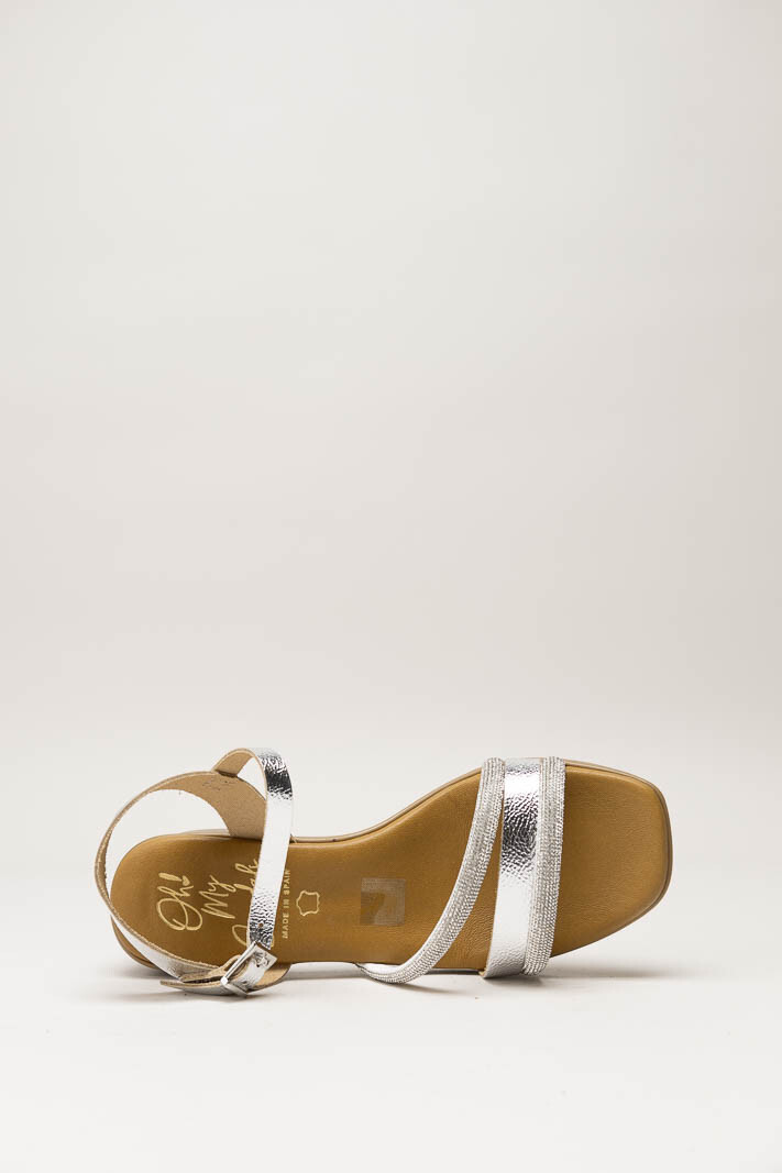 Zilver Sandaal hak image