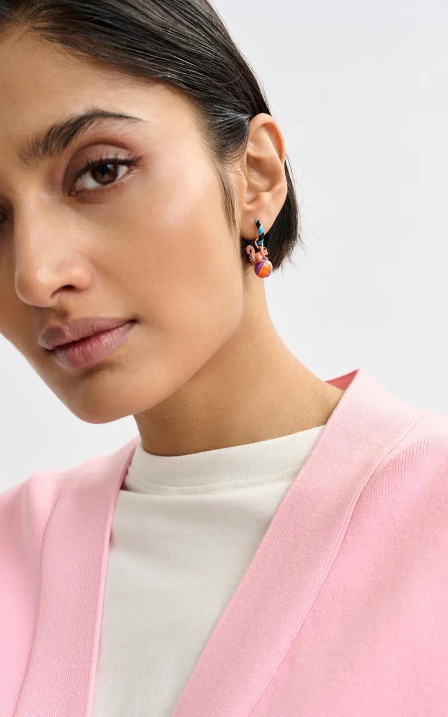 Blauw Oorbellen image