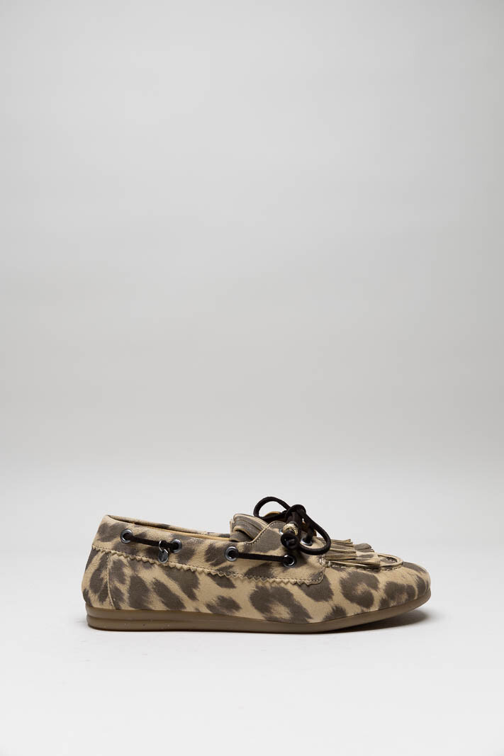 Beige Bootschoen