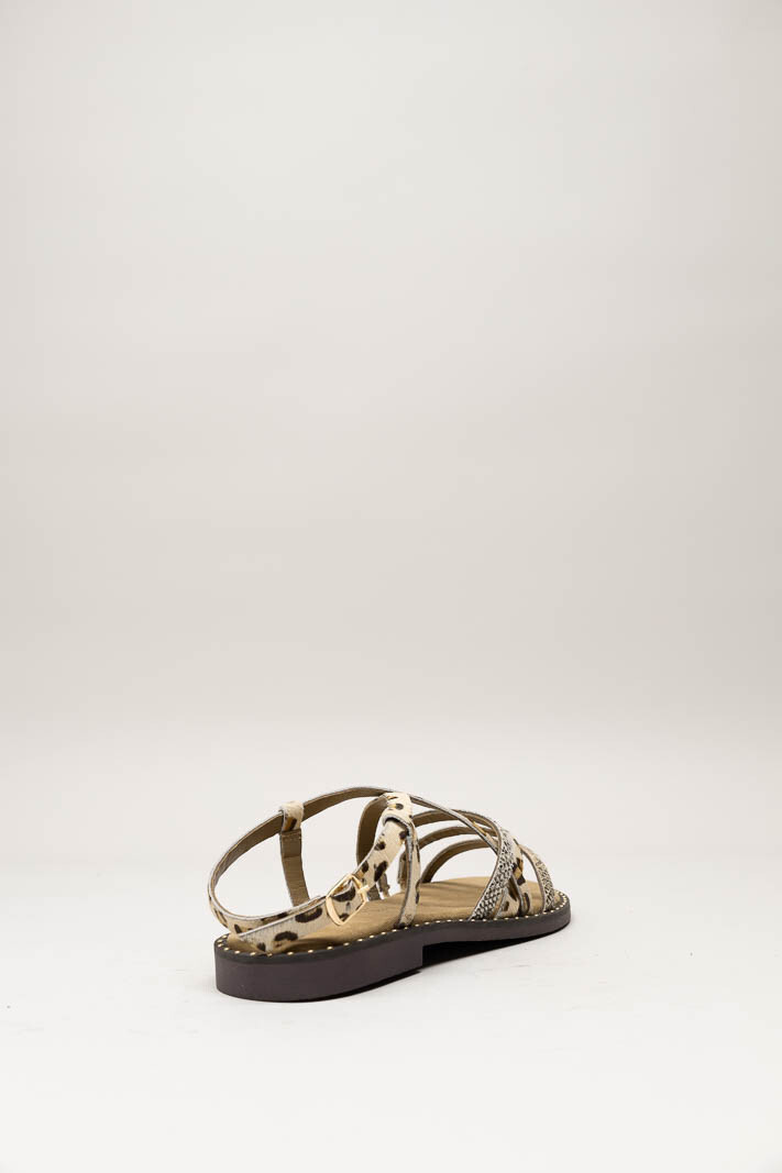 Beige Sandaal plat image