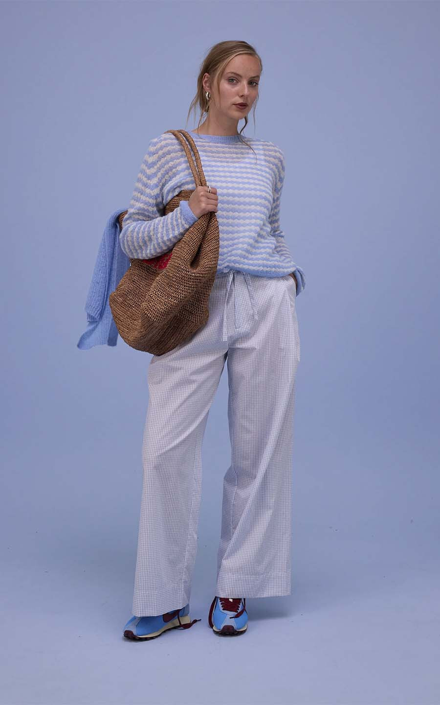 Lichtblauw Trui image