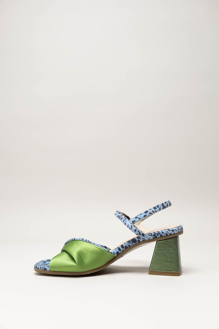 Blauw Sandaal hak image