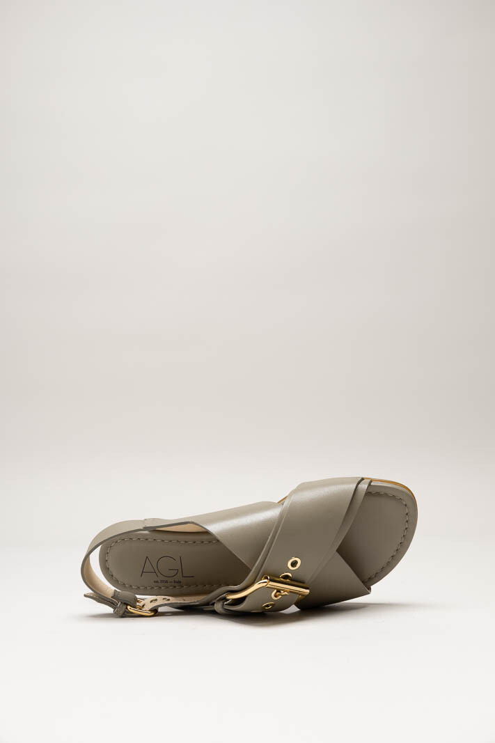 Kaki Sandaal plat image