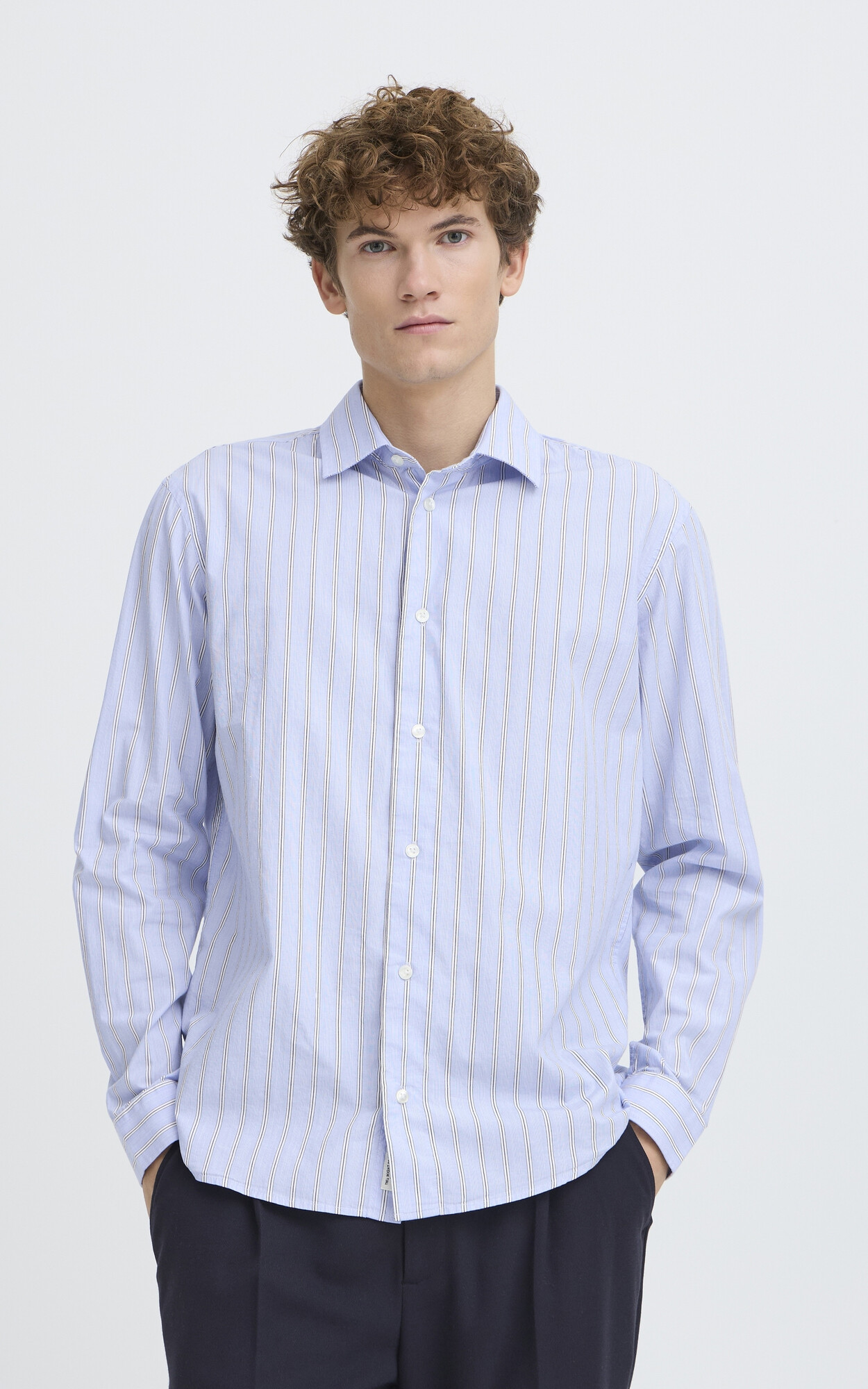 Lichtblauw Hemd