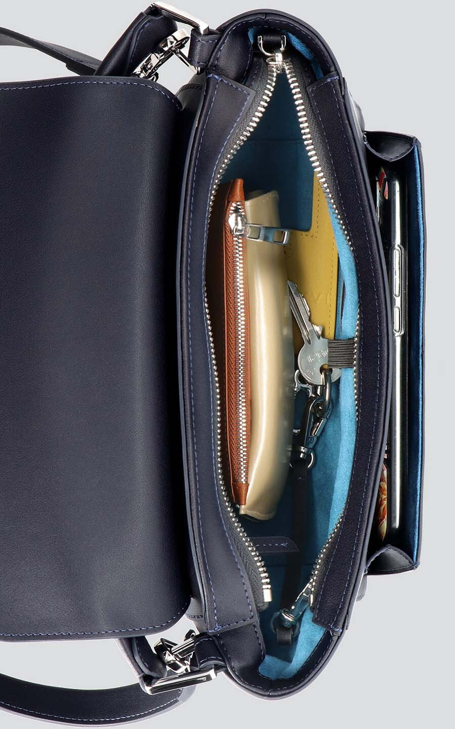 Donkerblauw Cross body image