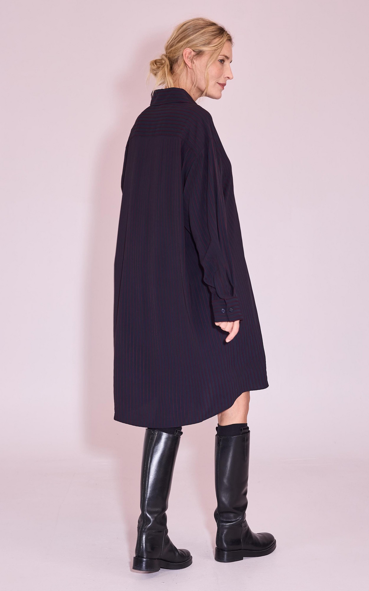 Donkerblauw Jurk image