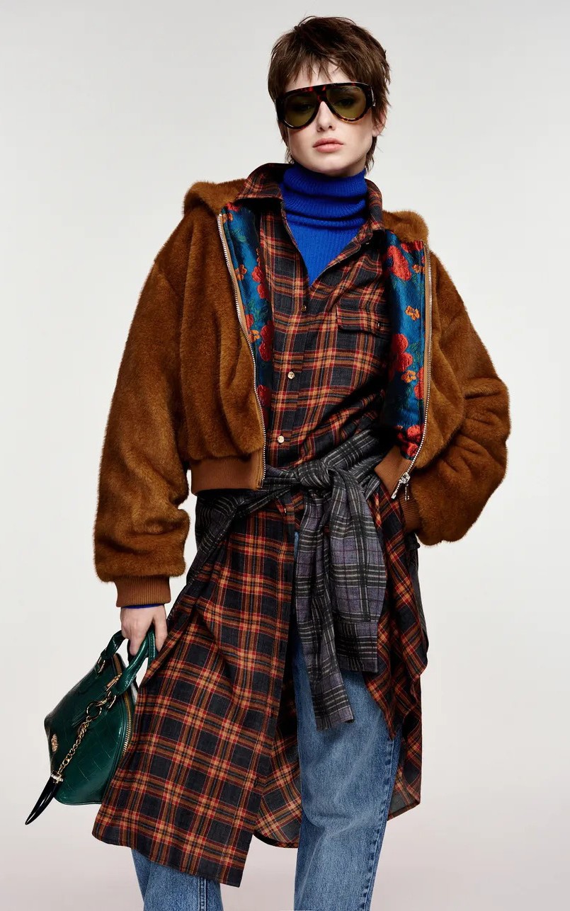Bruin Jurk image