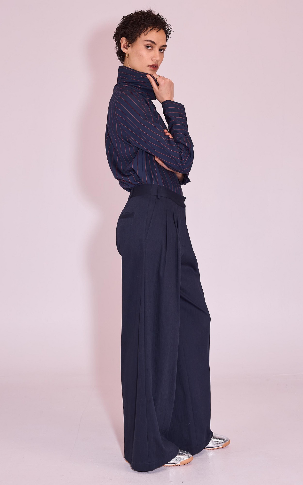 Donkerblauw Broek image