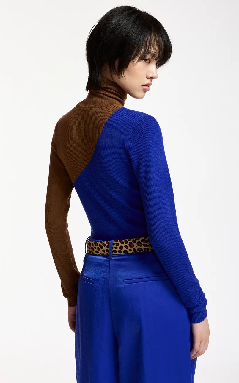 Blauw Sous-pull