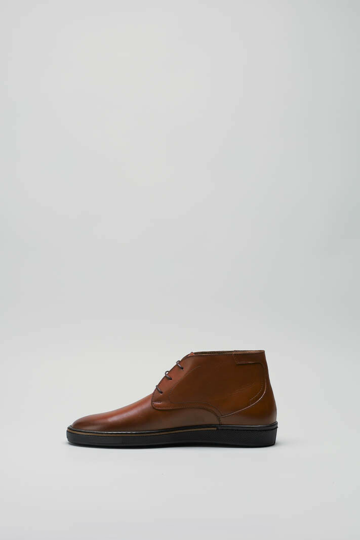 zoom in on Cognac Veterschoen hoog image Cognac Veterschoen hoog image
