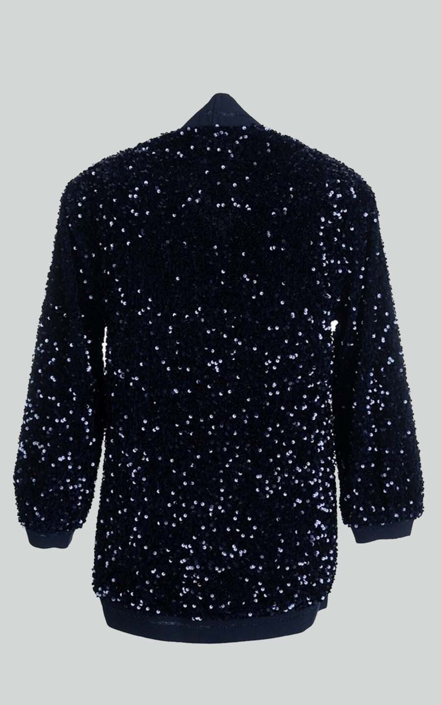 Donkerblauw Cardigan image