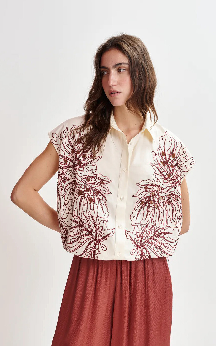 Beige Blouse