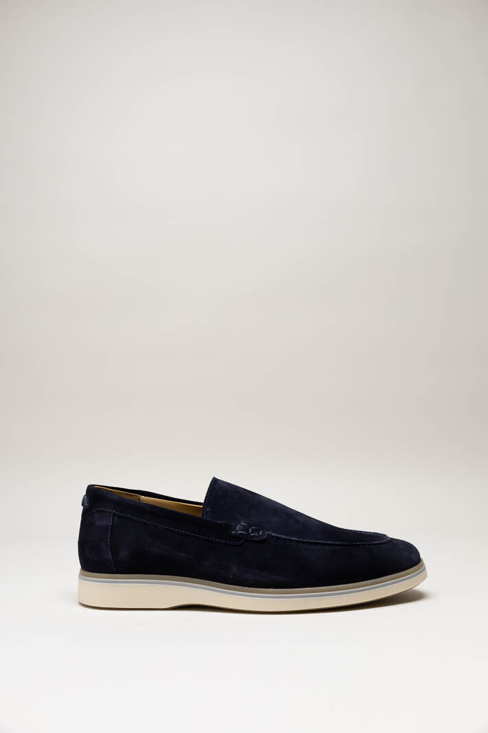 Donkerblauw Mocassin