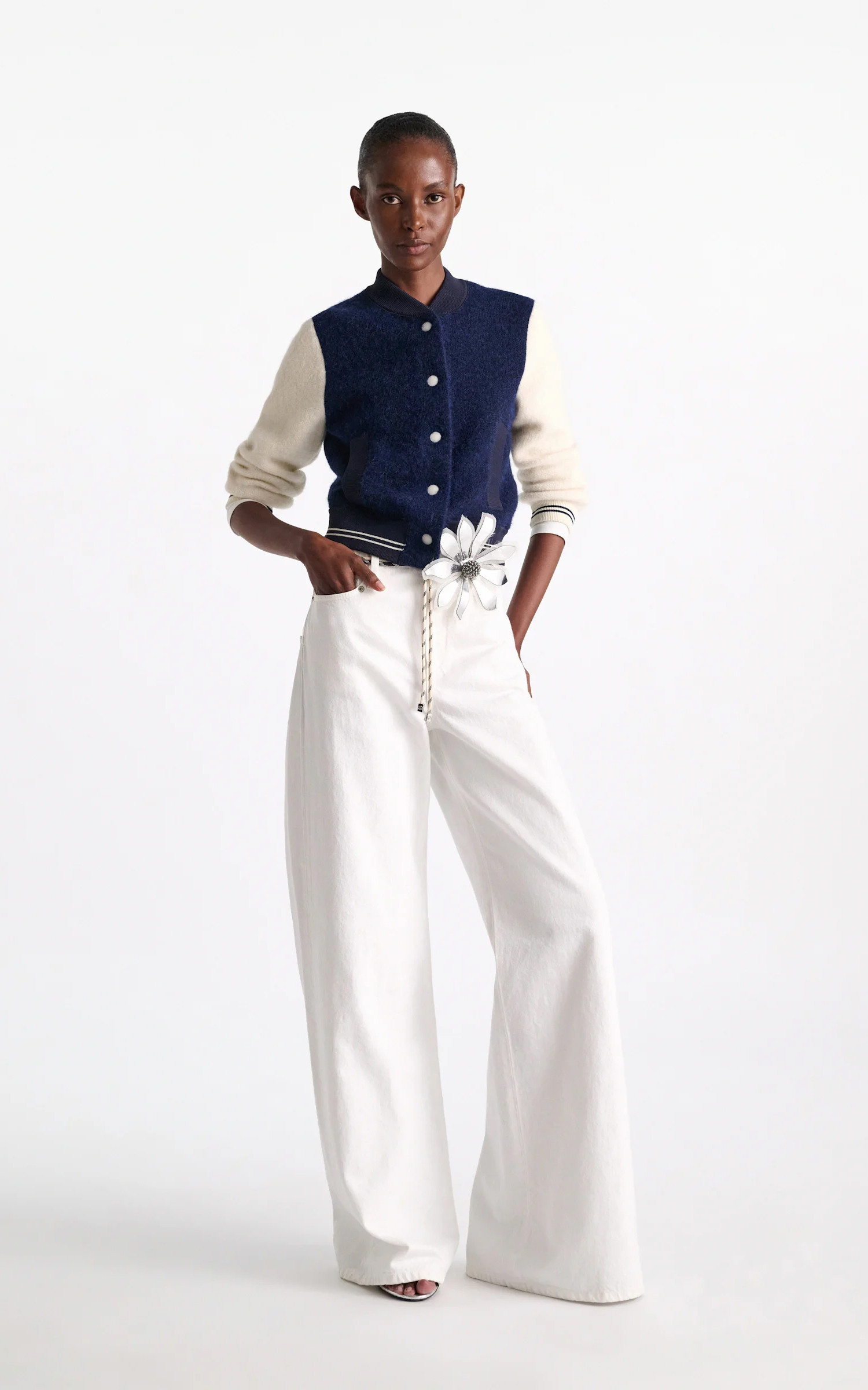 Wit Jeansbroek image