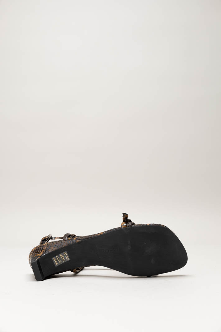 Bruin Sandaal hak image