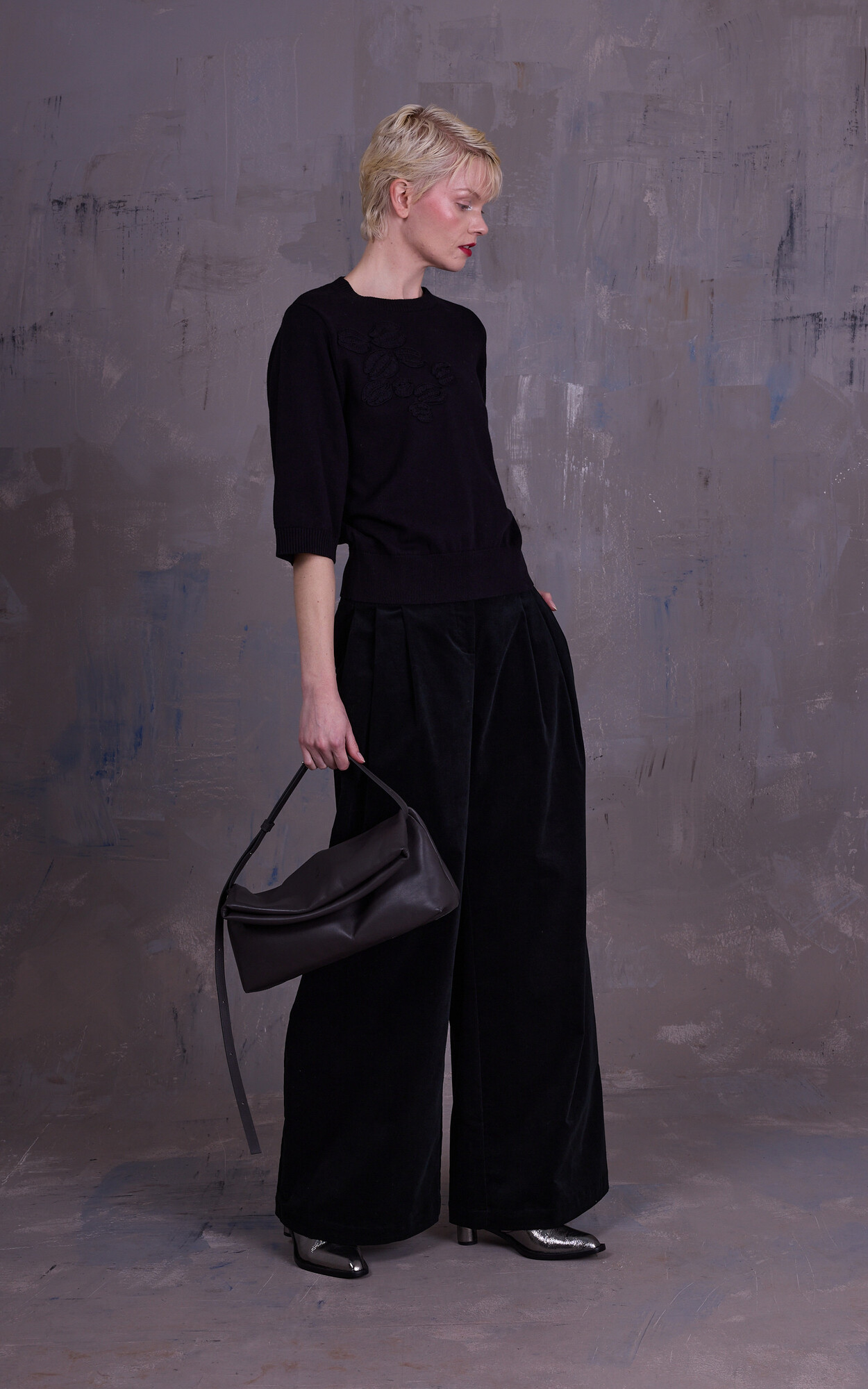 Zwart Sweater/trui