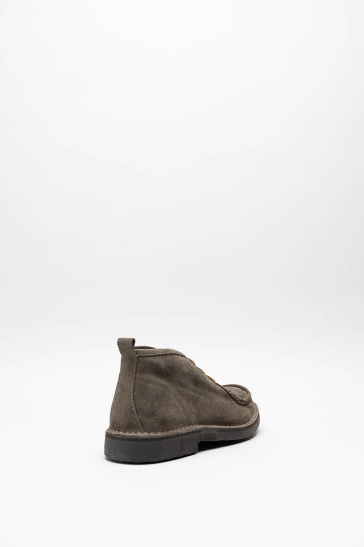 zoom in on Kaki Veterschoen hoog image Kaki Veterschoen hoog image
