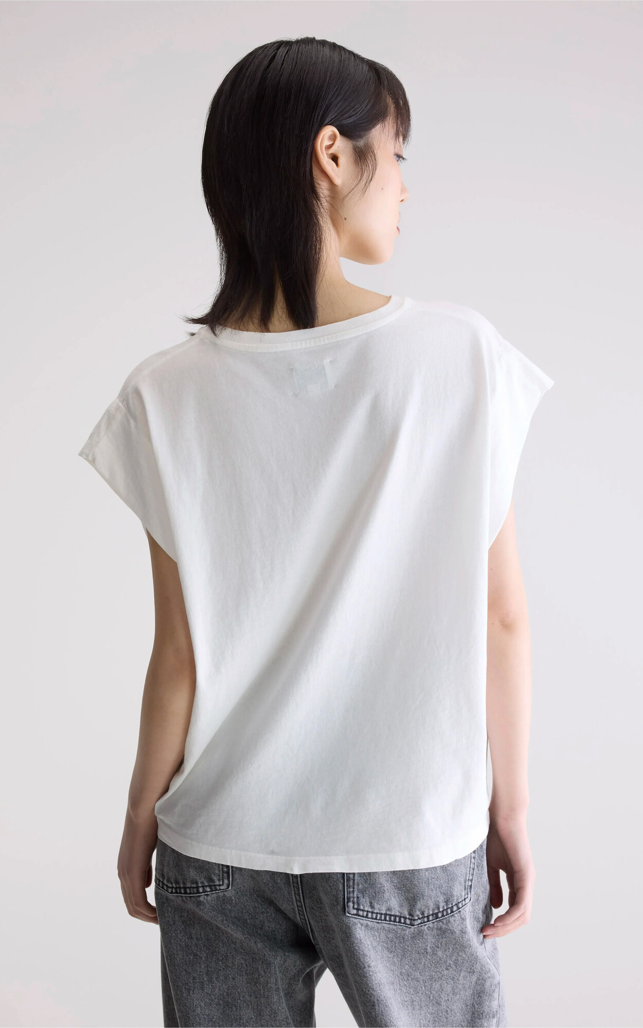 Gebroken wit T-shirt/top