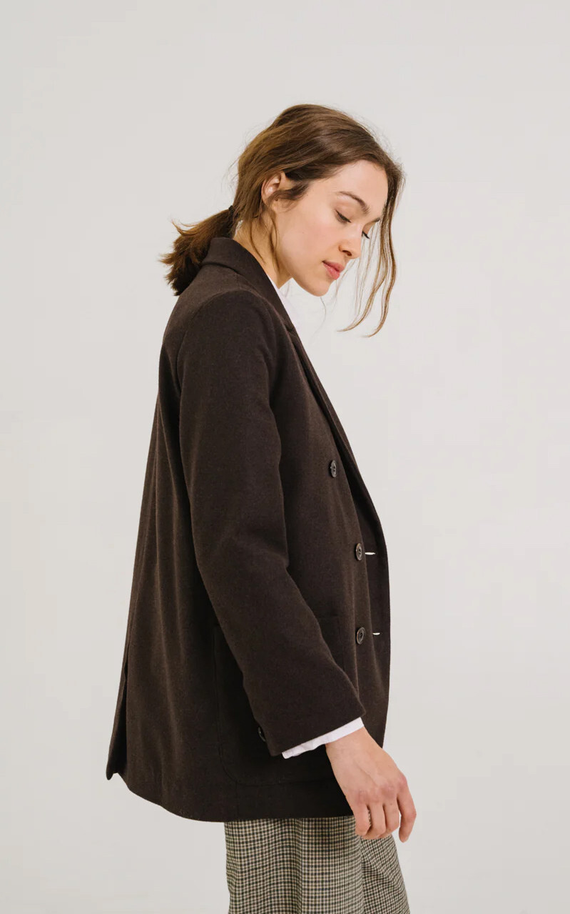 Donkerbruin Blazer image