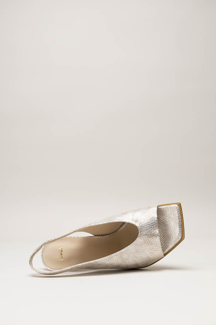 Zilver Sandaal hak image