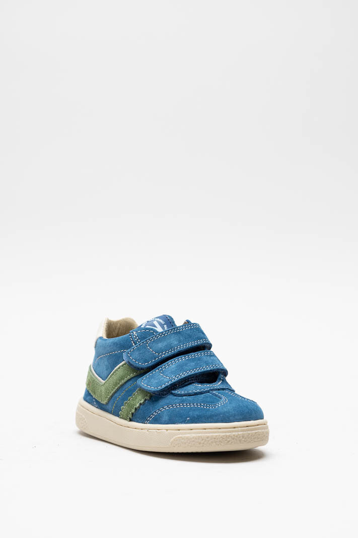 Blauw Velcro schoen