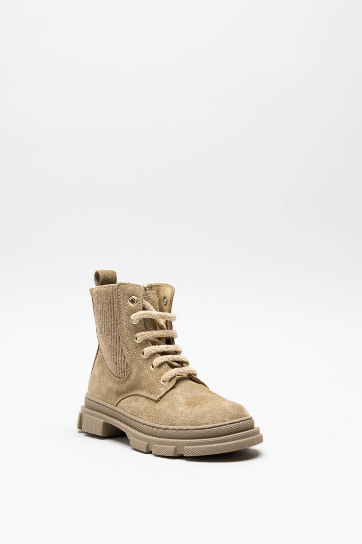 Beige Veterbottine