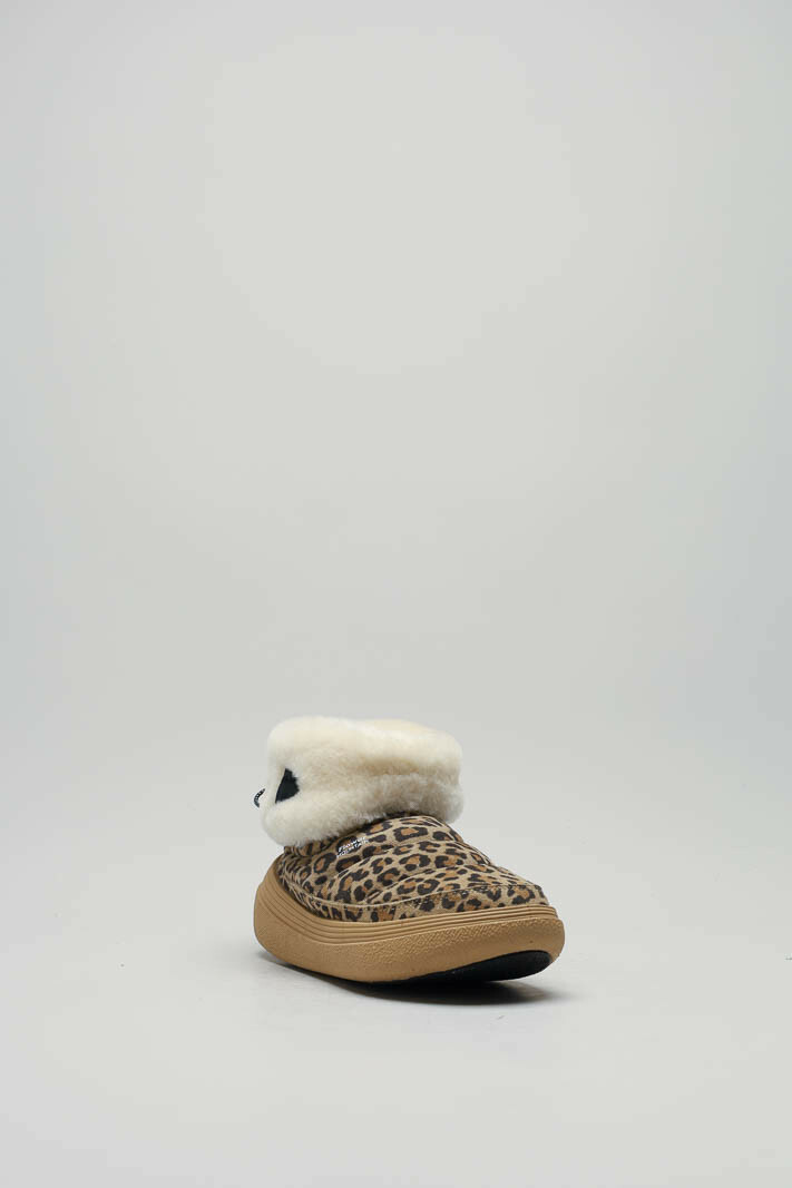 Beige Enkellaars plat