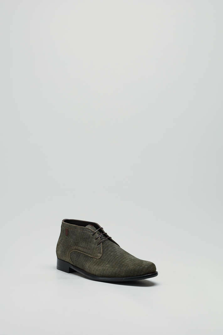 zoom in on Kaki Veterschoen hoog image Kaki Veterschoen hoog image