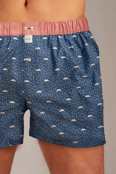Blauw Boxershorts