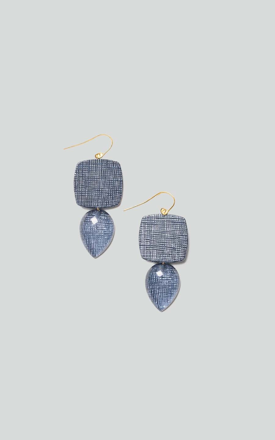 Blauw Oorbellen