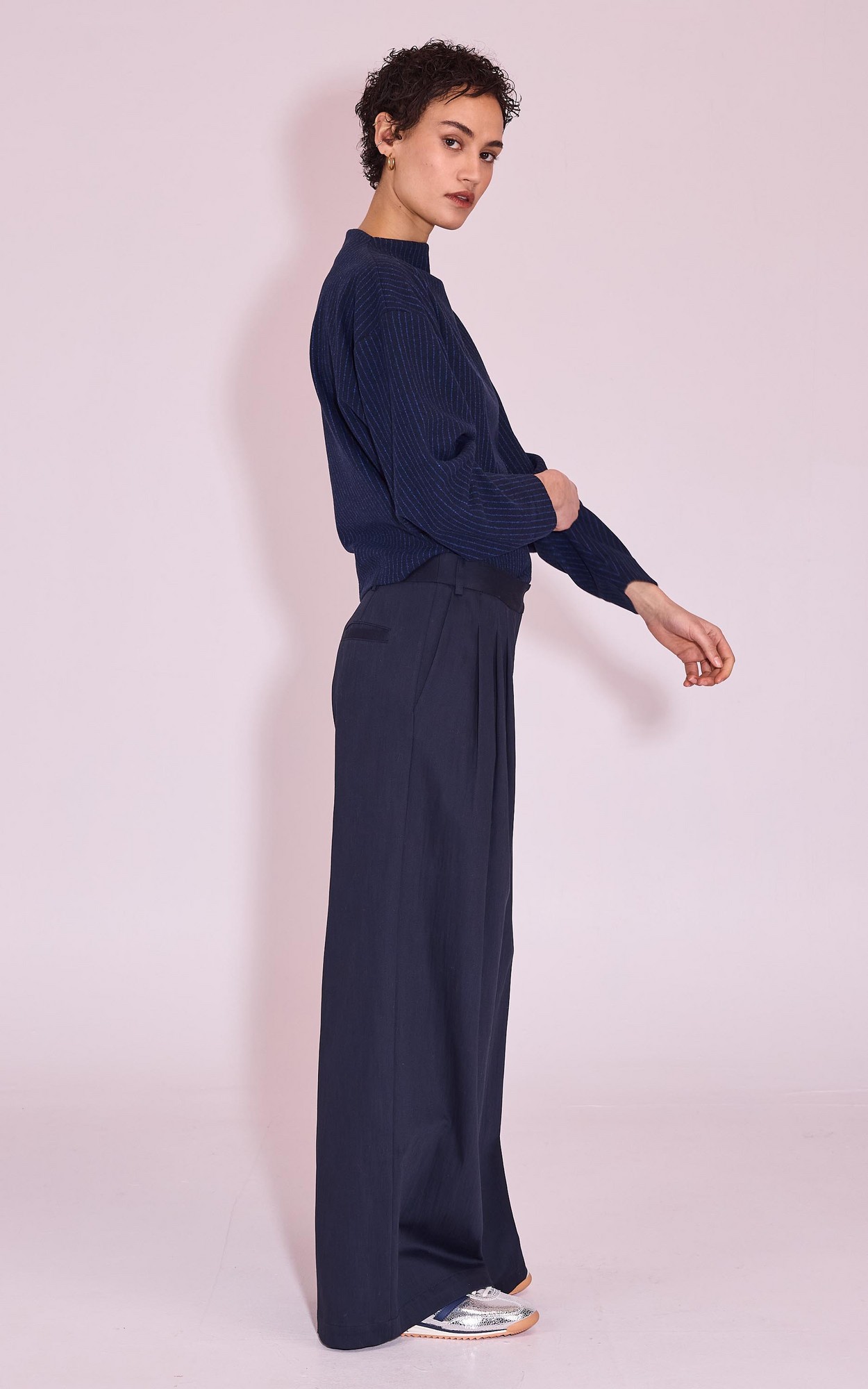 Donkerblauw Broek image